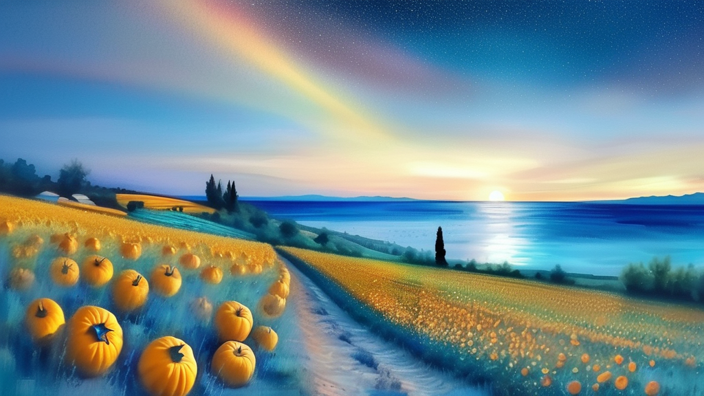 예술로 특별한 경험 만들기: 나오시마와 아를 (watercolor 스타일)