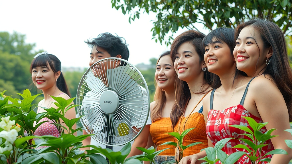 가성비 갑! 추천 선풍기 (realistic 스타일)