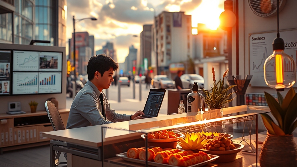 창업 지원 및 본사 시스템 (realistic 스타일)