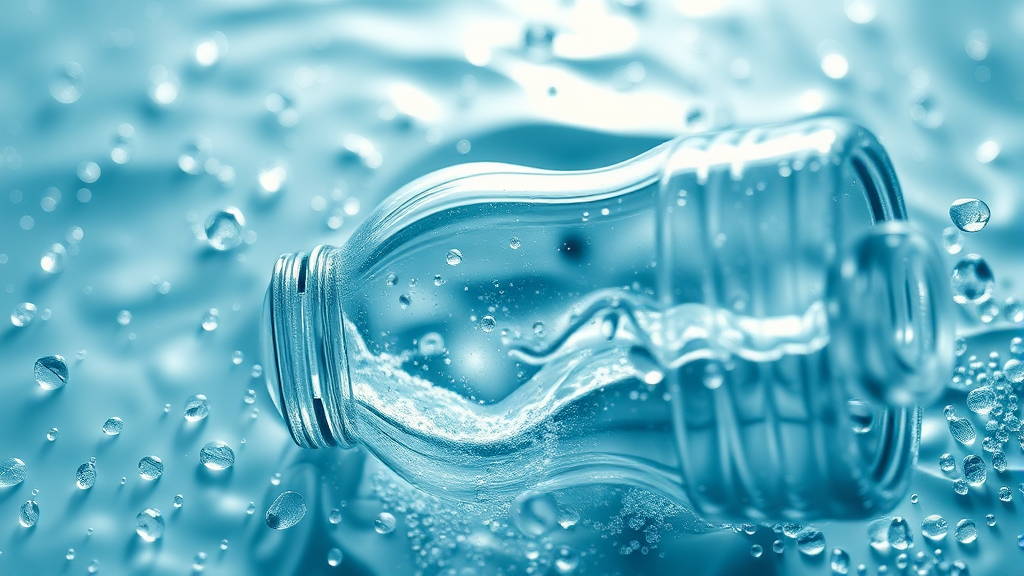 페트병 재사용, 왜 위험할까? (realistic 스타일)