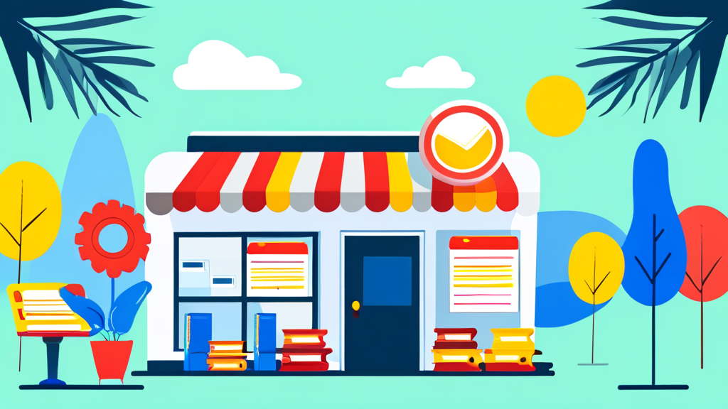 중랑구청 홈페이지, 주민을 위한 온라인 민원 창구 (cartoon 스타일)