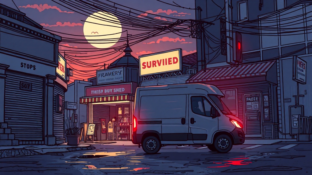 소상공인, 왜 반발할까? (illustration 스타일)