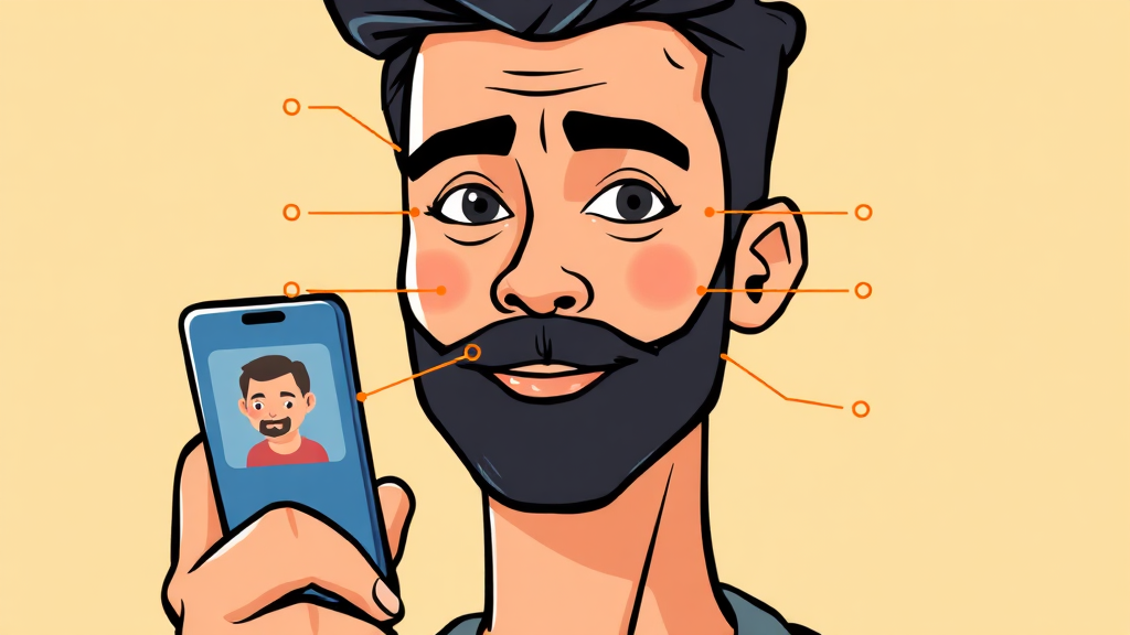 안면인증, 궁금증 해결! (Q&A) (cartoon 스타일)