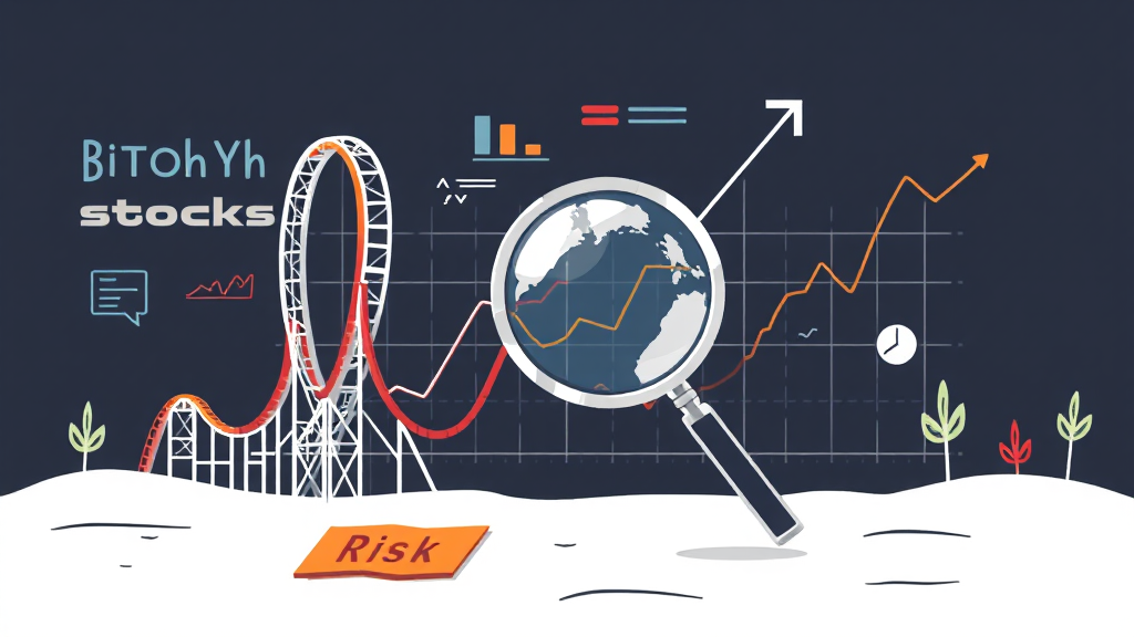 투자 리스크 및 유의사항 (illustration 스타일)