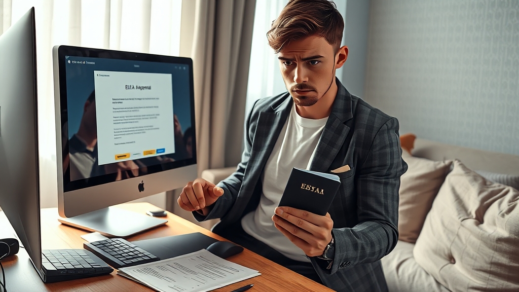 ESTA 승인 확인, 이렇게! (realistic 스타일)