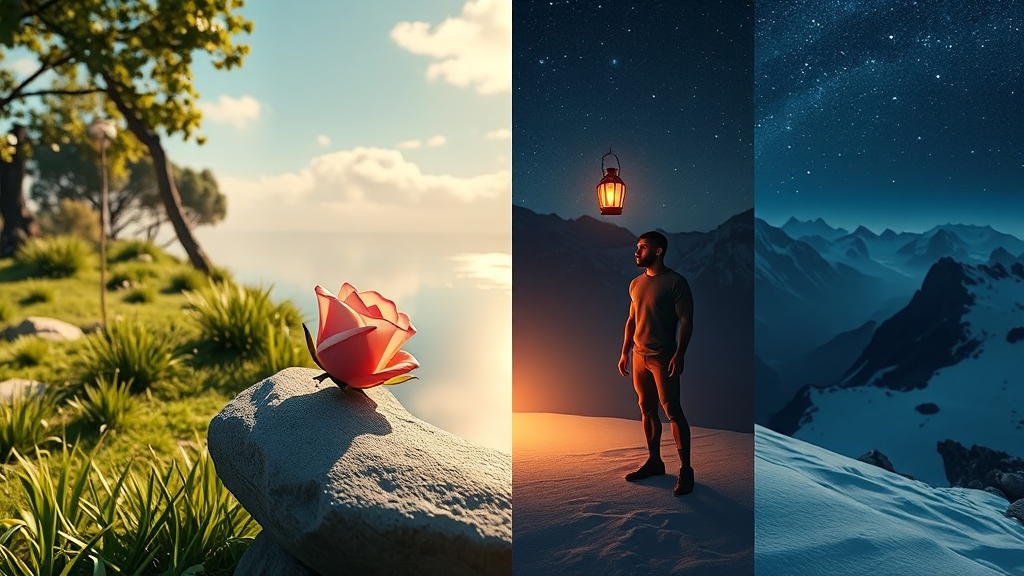 4가지 유형별 특징 및 행동 패턴 (realistic 스타일)