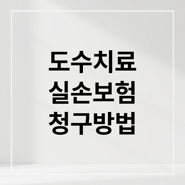 도수치료
실손보험
청구방법 (도수치료 실손보험 청구)