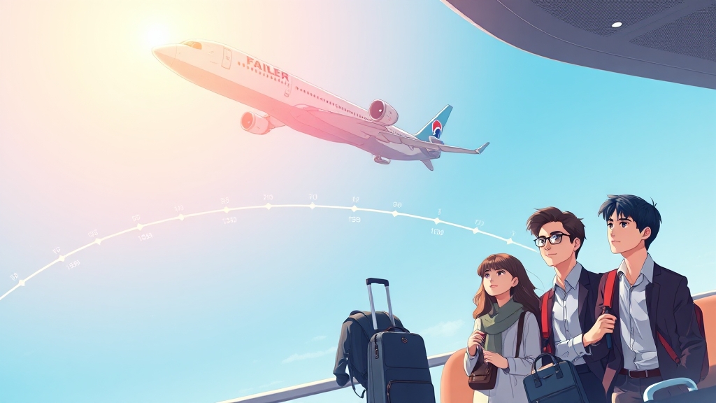 대한항공 스카이패스, 스마트하게 활용하세요! (illustration 스타일)