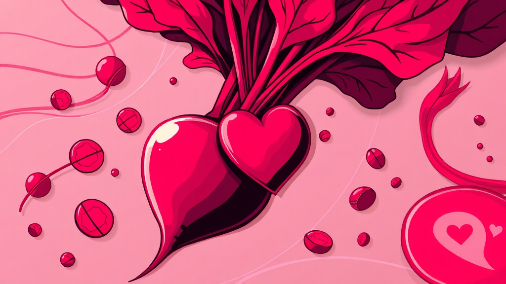 혈관 건강에 미치는 영향 (illustration 스타일)