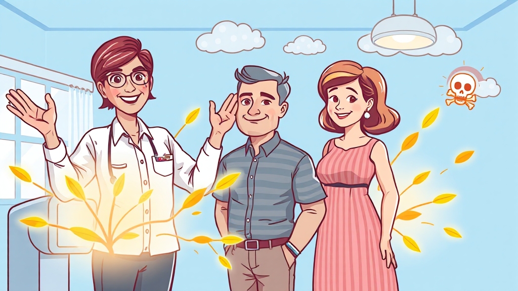 정기적인 추적 검사, 왜 중요할까? (cartoon 스타일)