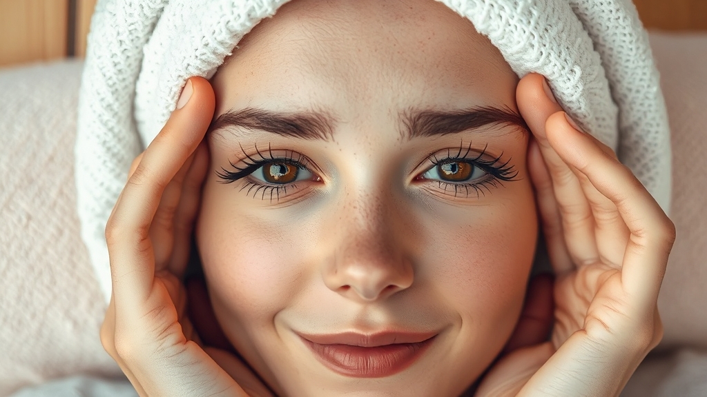 온찜질 & 눈 마사지 (realistic 스타일)