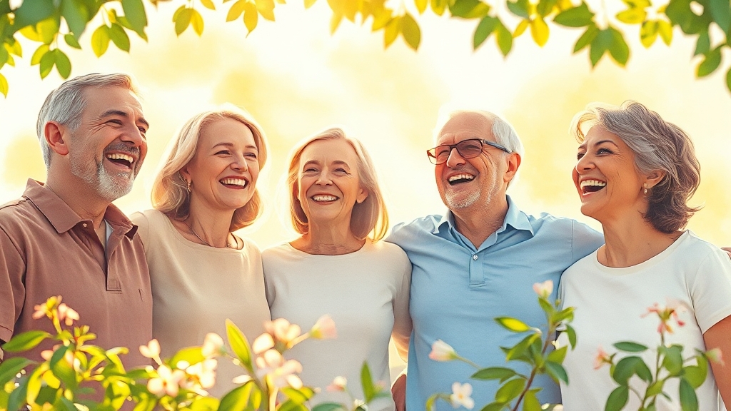 크론병, 긍정적으로 극복해요! (watercolor 스타일)