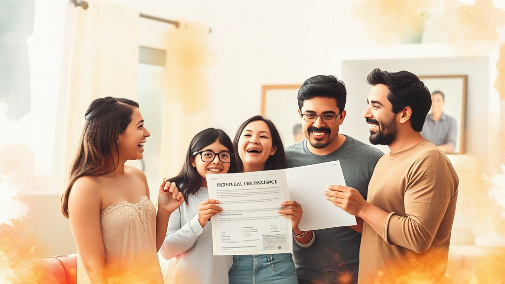 아파트 화재보험, 단체 vs 개인? (watercolor 스타일)