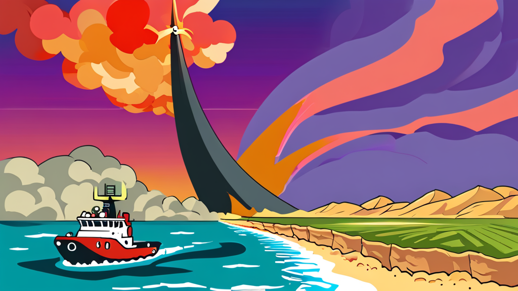 주요 국제 뉴스 및 외교 관계 (cartoon 스타일)