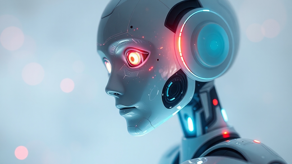 AI 기반 로봇 기술 소개 (watercolor 스타일)