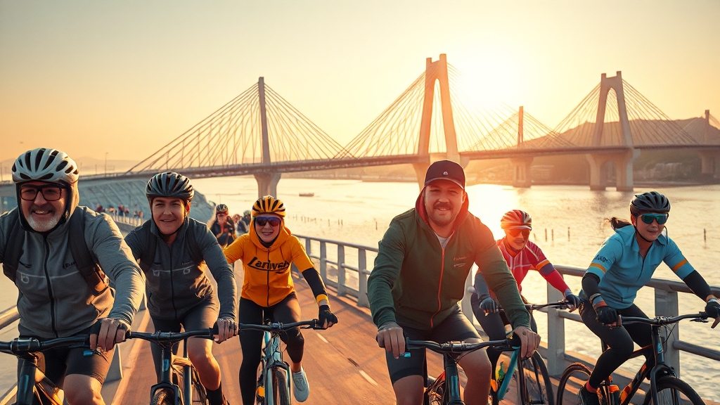 자전거 대여 및 라이딩 팁 (realistic 스타일)