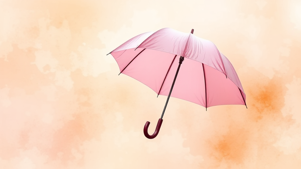 종신보험 vs 정기보험 비교 (watercolor 스타일)