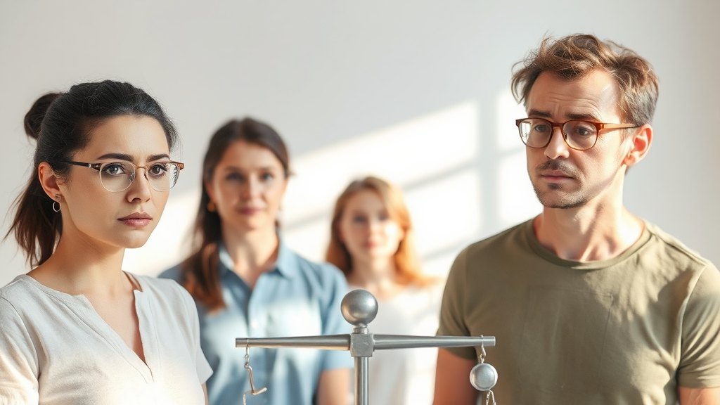 긍정적/부정적 측면 (watercolor 스타일)