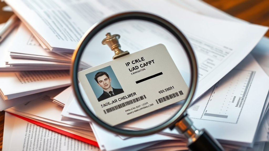 신청 시 필요 서류 (realistic 스타일)