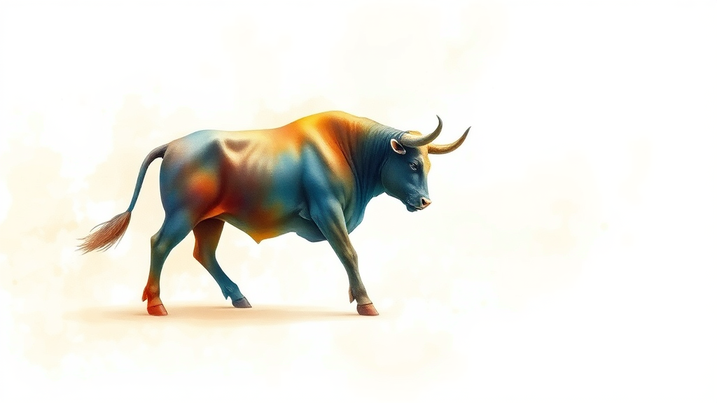 비트코인 ETF, 투자 전략은? (watercolor 스타일)