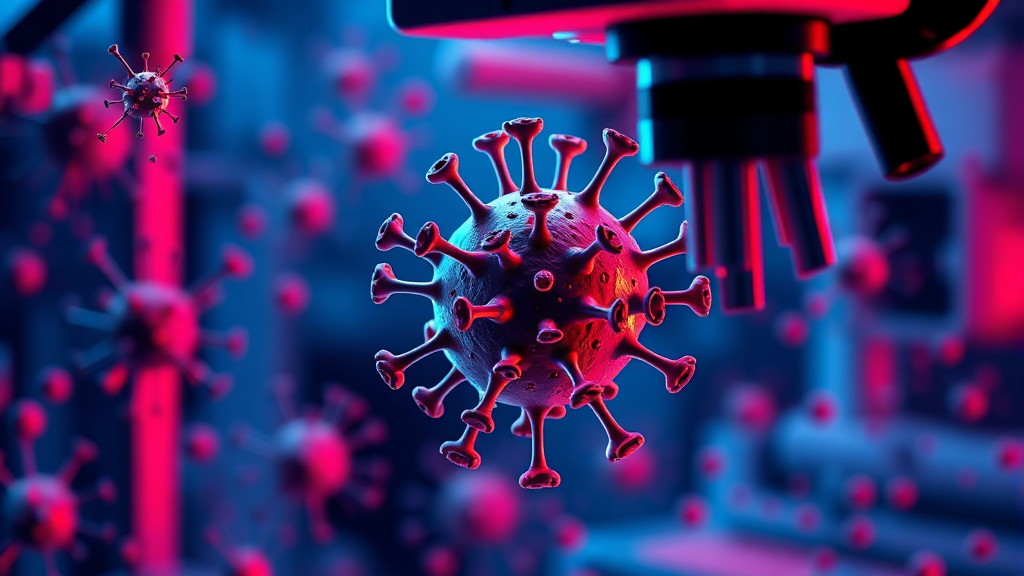 니파 바이러스 진단 방법 (illustration 스타일)