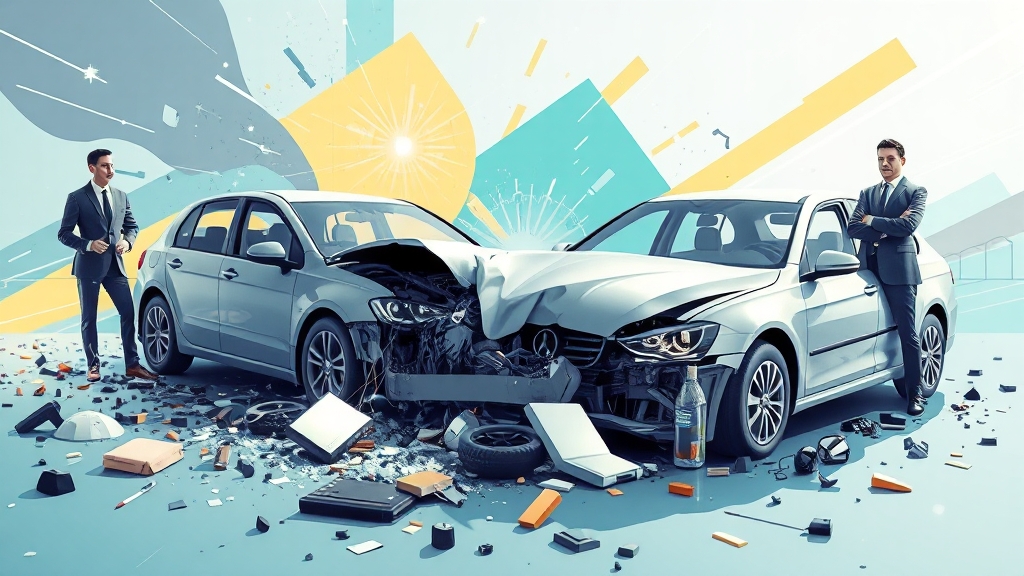 자동차 보험: 보장 범위 (illustration 스타일)