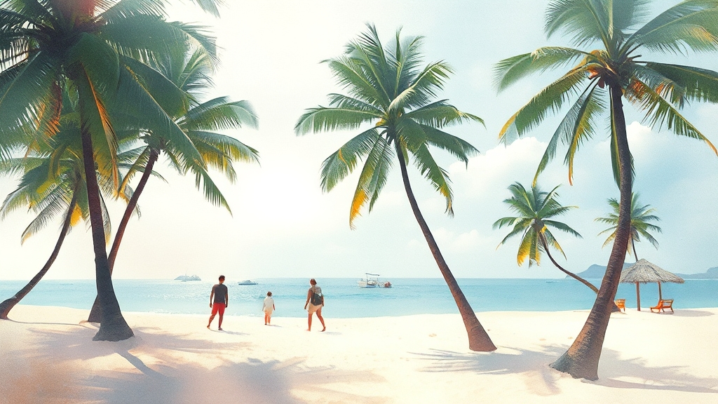 패키지 vs 자유여행 비교 (watercolor 스타일)