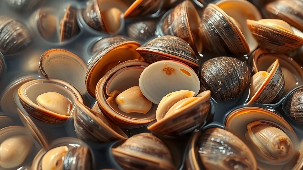 꼬막 해감 및 손질법 (realistic 스타일)