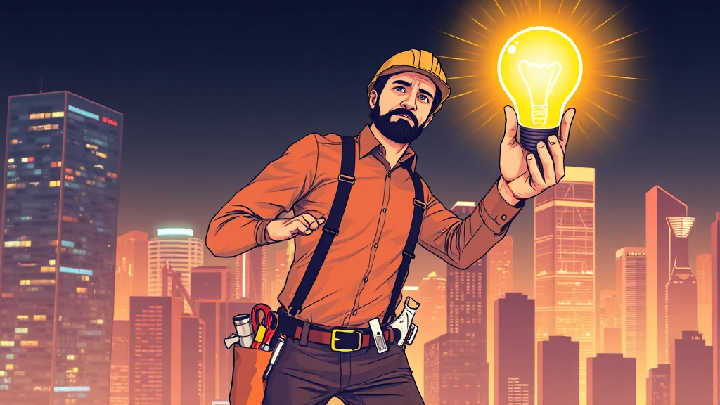 전기기능사, 왜 중요할까요? (illustration 스타일)