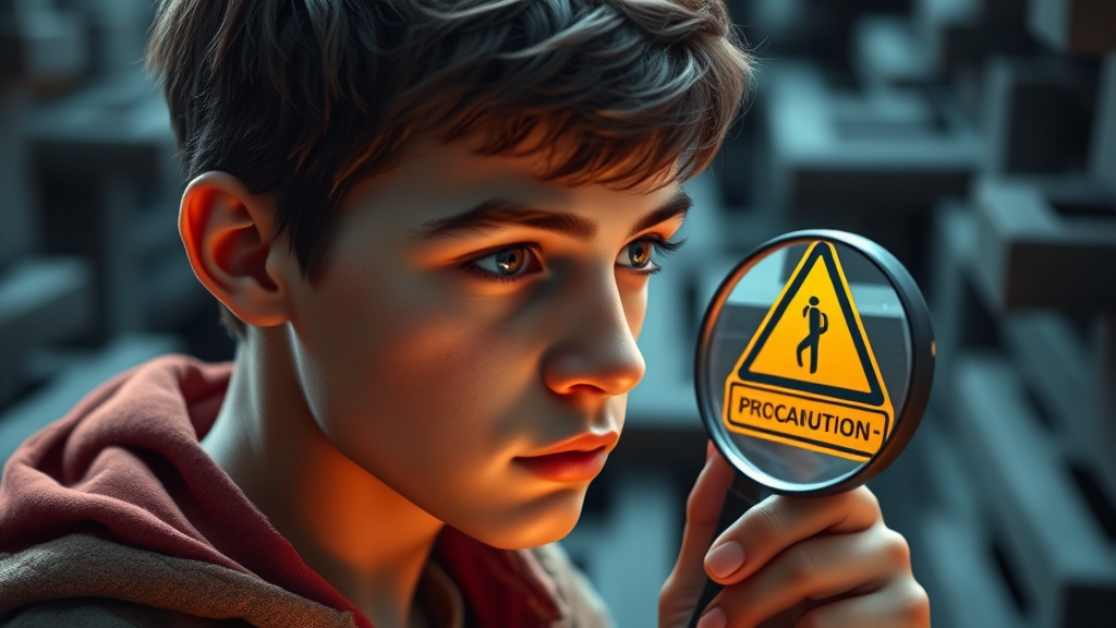 유의사항 및 제한사항 (realistic 스타일)