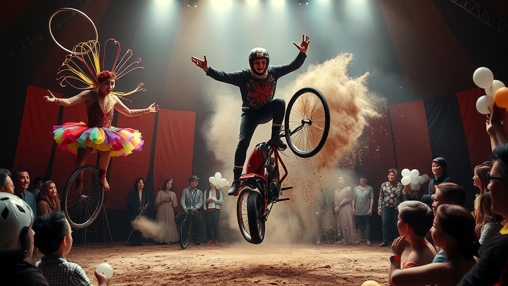 아트서커스 개요 (realistic 스타일)