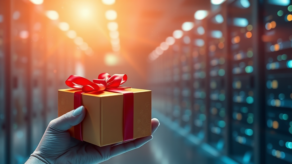 젠슨 황의 선물, AI 생태계 도약 발판 (realistic 스타일)