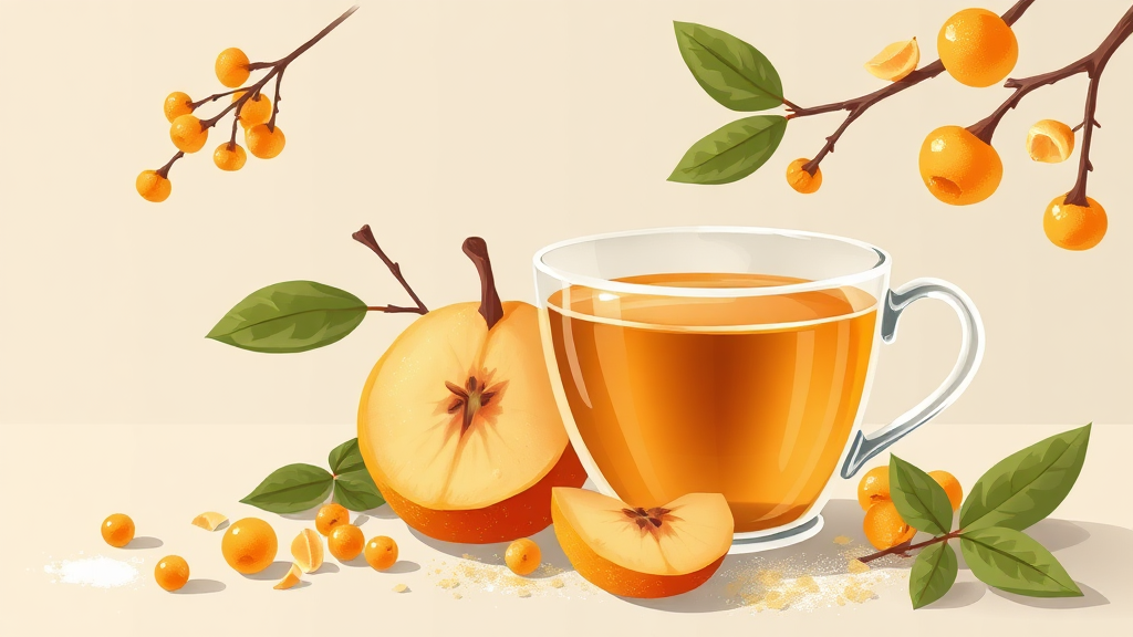 모과청 레시피: 달콤한 수제청 만들기 (illustration 스타일)