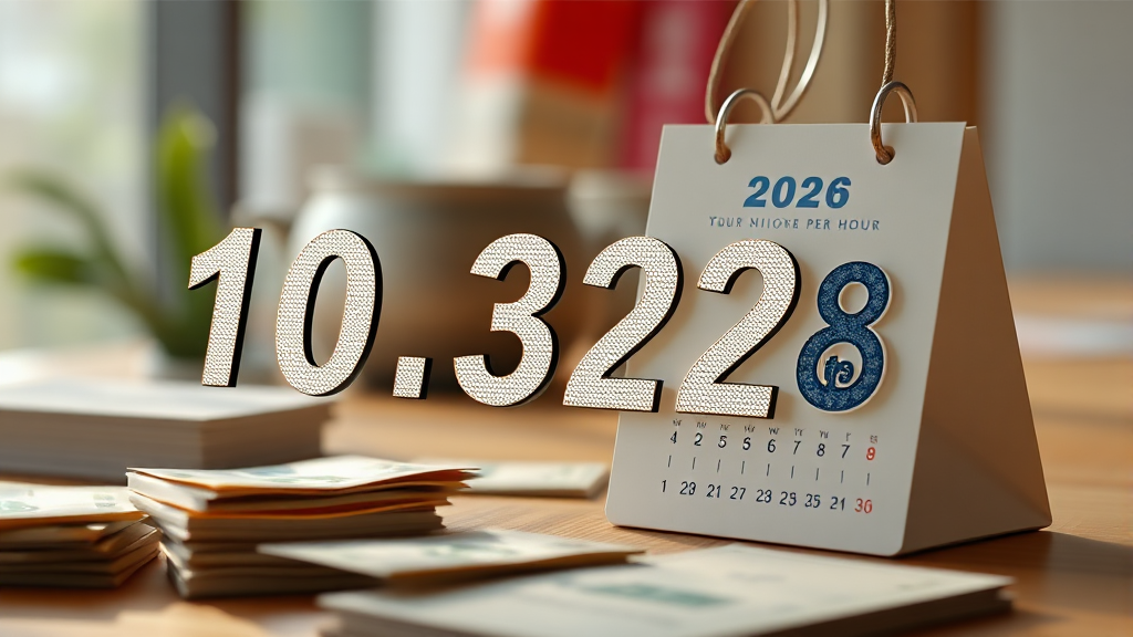 최저임금 인상 확정 (realistic 스타일)