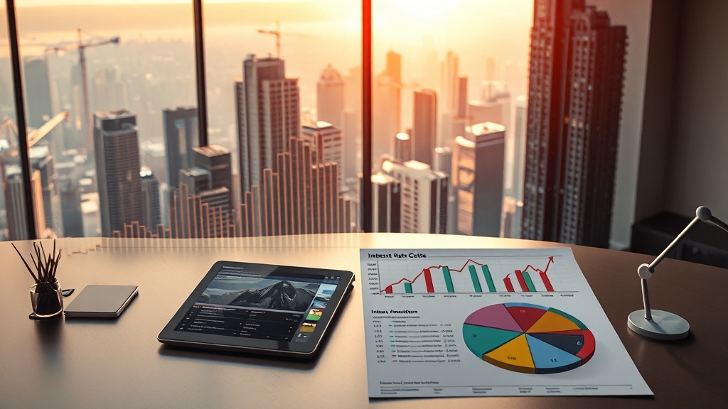 금리 인하, 시장 영향은? (realistic 스타일)