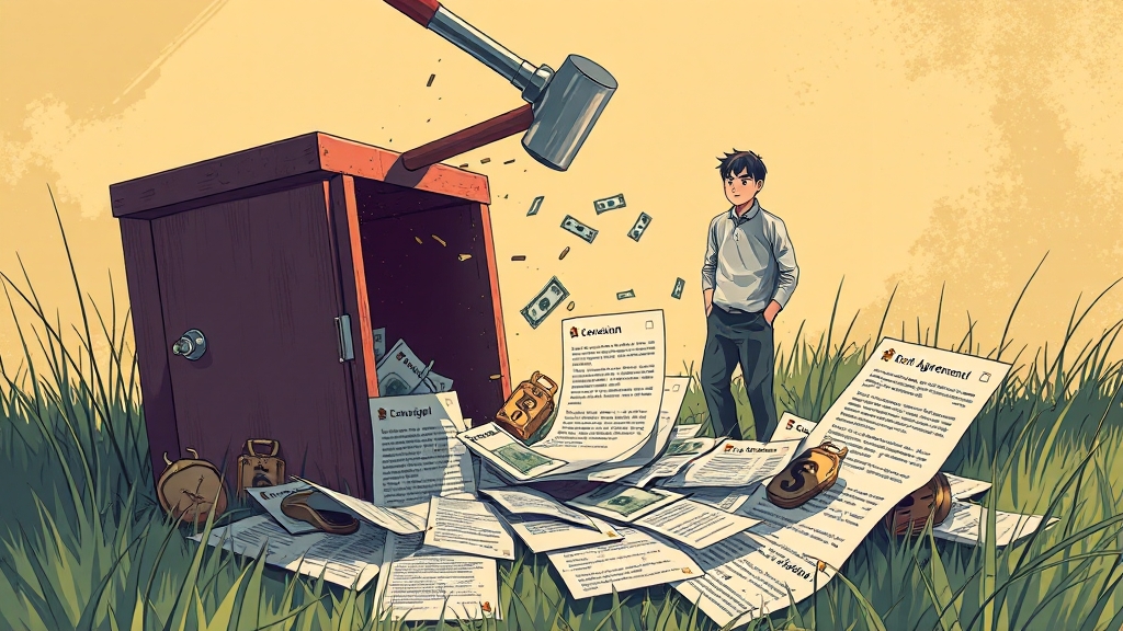 보장 범위, 어디까지일까요? (illustration 스타일)