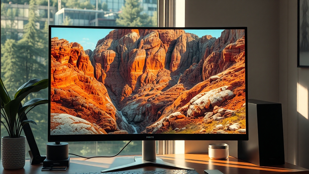 QHD 모니터 선택 가이드 (realistic 스타일)