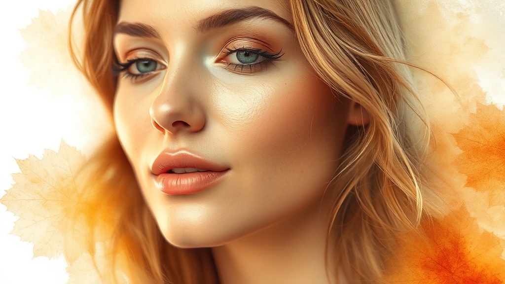 가을 웜톤 피부, 어떻게 관리할까? (watercolor 스타일)