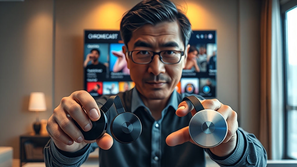 크롬캐스트 구매 팁 (realistic 스타일)