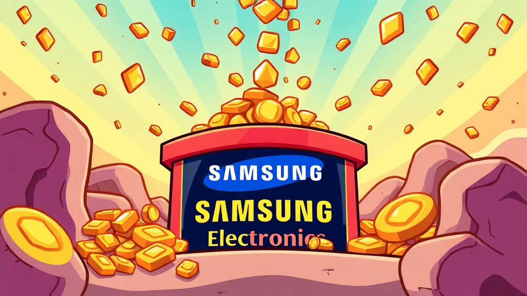 9.8조 배당금의 의미 (cartoon 스타일)