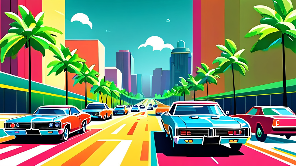 차량 5부제, 무엇인가요? (cartoon 스타일)