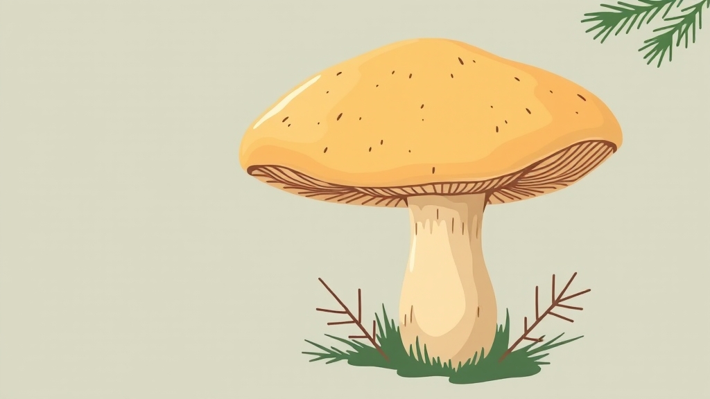 참송이버섯 고르는 법 (illustration 스타일)