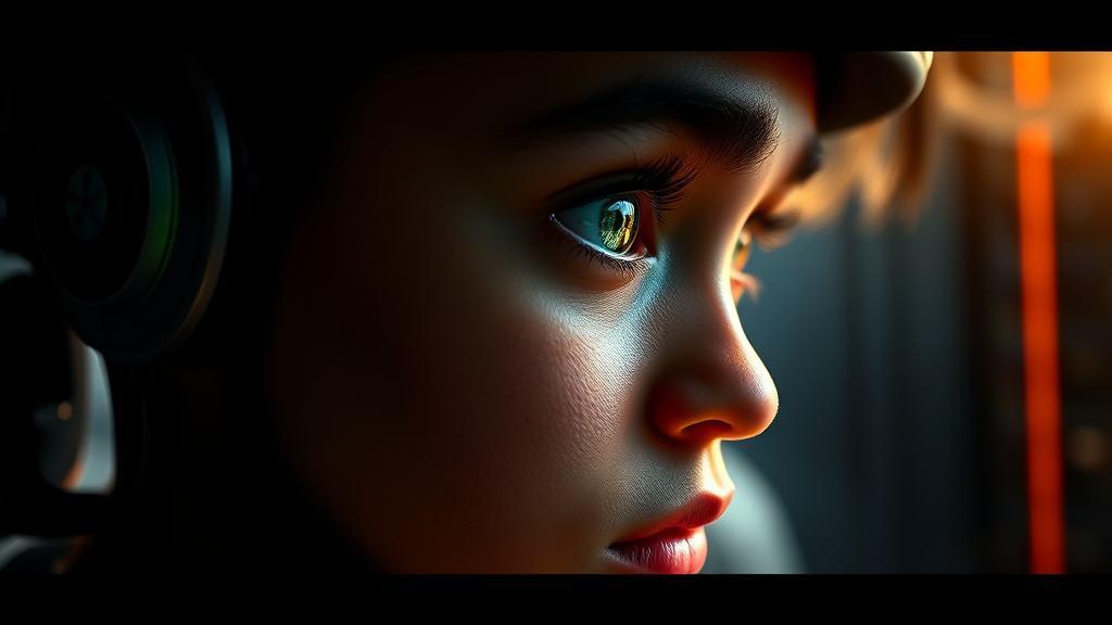 그록의 핵심 기술과 엔비디아 시너지 (realistic 스타일)