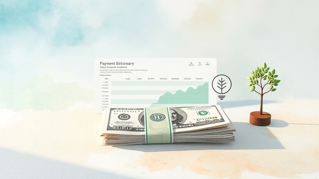 납부확인서, 왜 중요할까요? (watercolor 스타일)