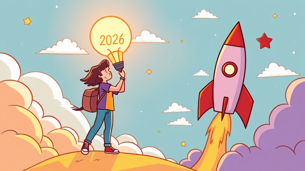 청년 창업 지원 확대 (cartoon 스타일)