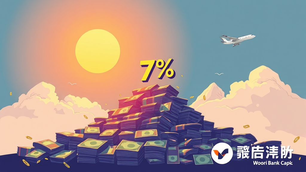 7% 금리 상한제: 핵심 내용 (illustration 스타일)