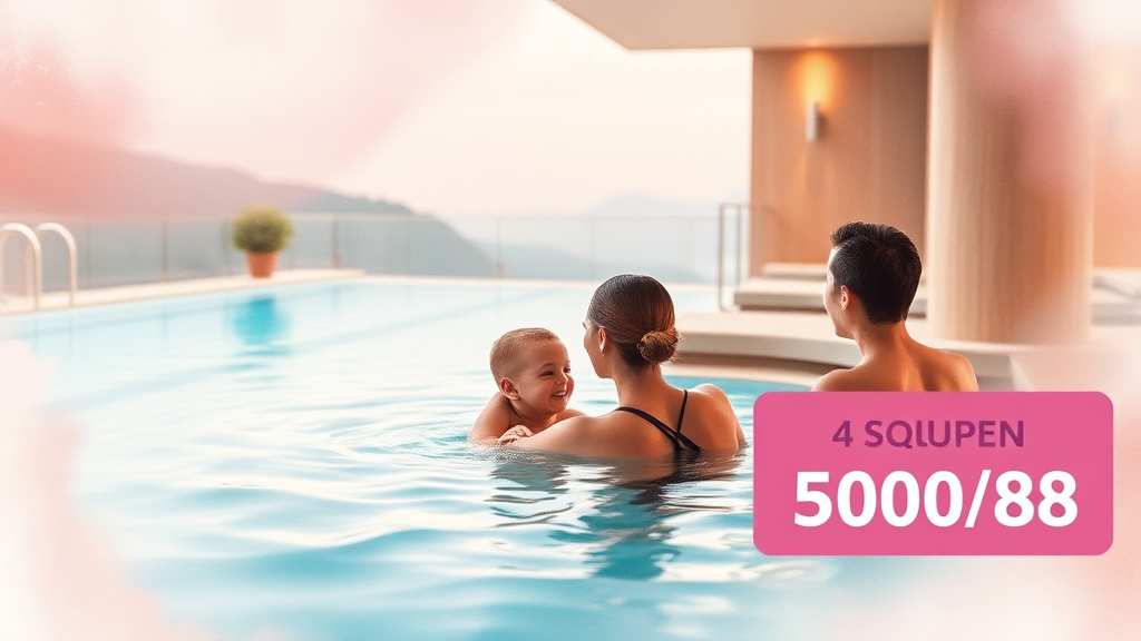 고창 웰파크 호텔 예약 및 방문 안내 (watercolor 스타일)