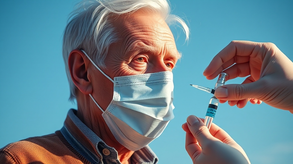 코로나 재유행 현황 (realistic 스타일)