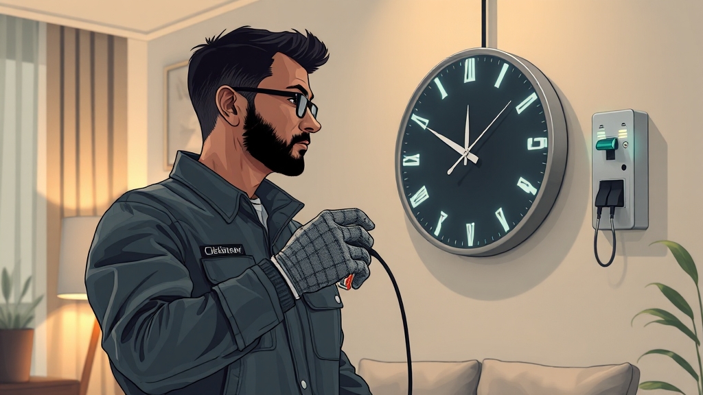 안전한 전원 연결, 필수 확인 사항 (illustration 스타일)