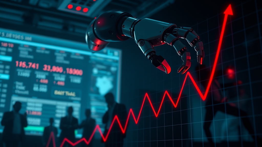 주가 하락 원인 분석 (realistic 스타일)